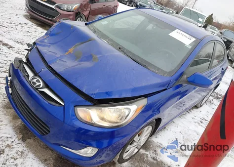 2013 Hyundai Accent Gls из США, поврежденный, VIN KMHCU4AE1DU461740